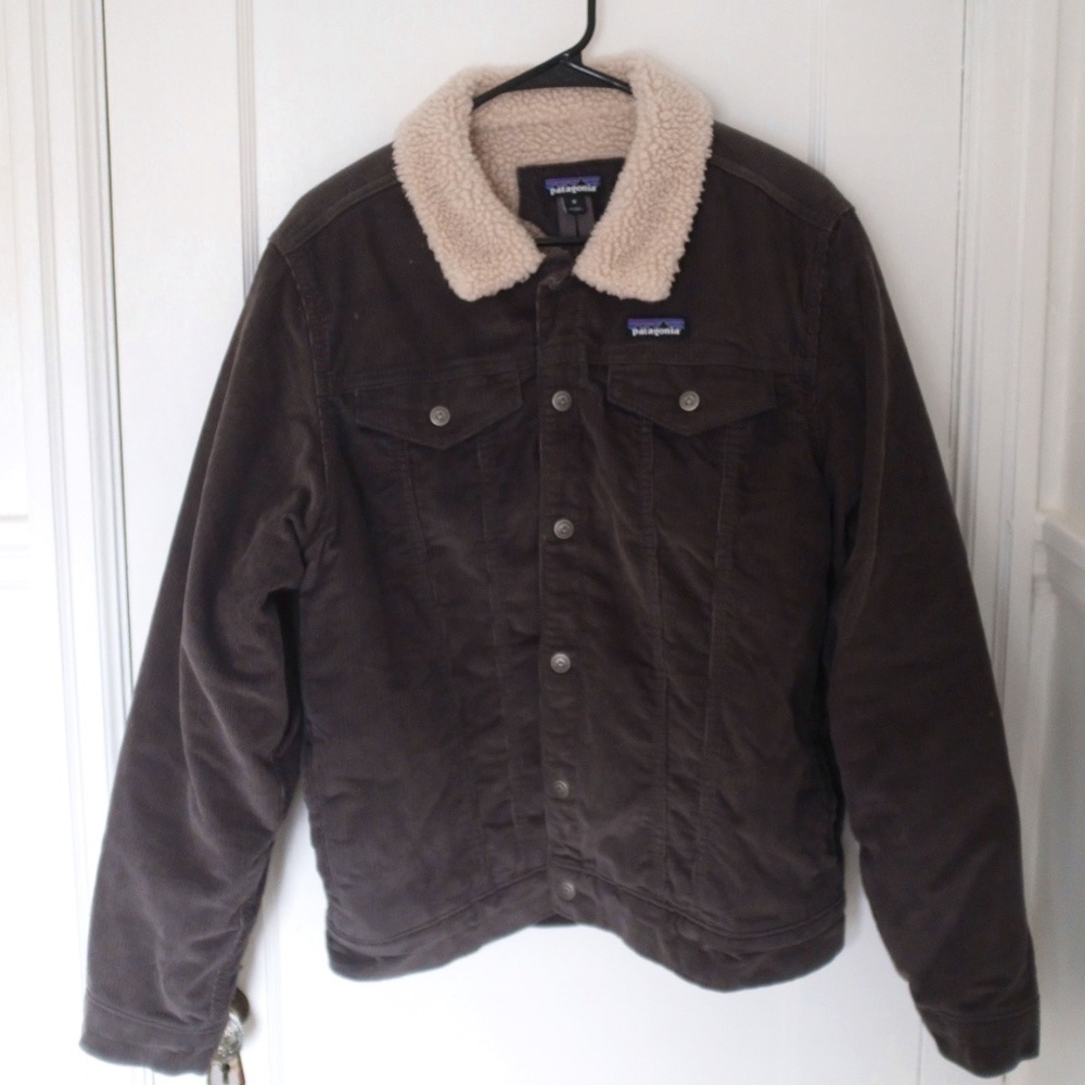 Patagonia Sherpa Lined Trucker Jacket Size M